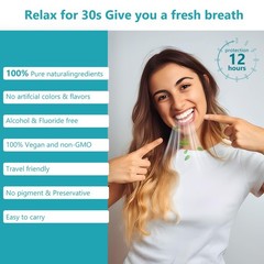 Mouthwash Travel Size Portable Packets to Go, Alcohol & Fluoride Free Fresh M…
