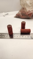 NOS Cartridge Rolls 3/4″ x 1.5″ prob 80 grit -unmarked loose in poly bag NEW