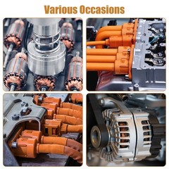 105x 15 Sizes Electric Motor Graphite Carbon Brushes Accessories For Power Tool