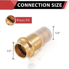 1/2″ Copper Press X 1/2″ PEX-A Expansion Adapter