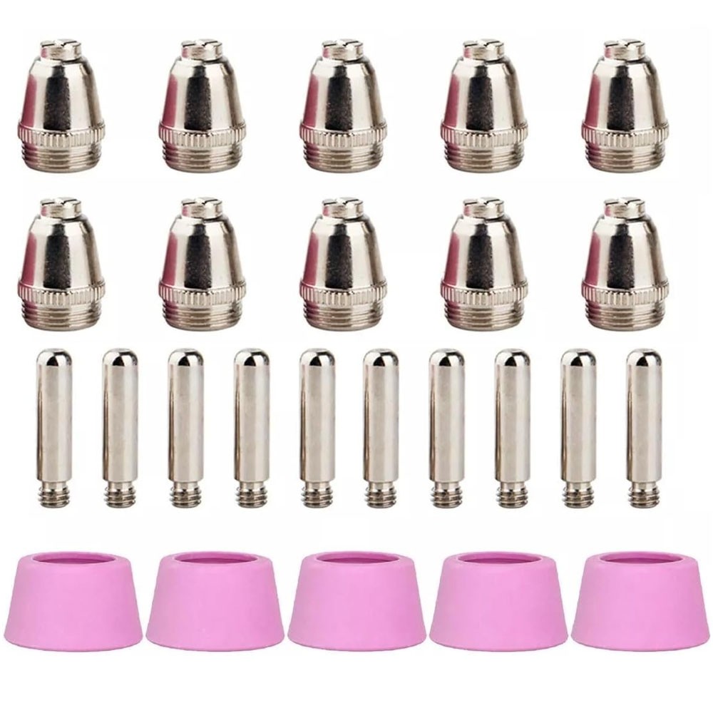 fit VEVOR CUT-50DF CUT-50 CUT-50P Plasma Nozzles Electrode Cup Consumables 25PK