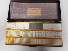 Mitutoyo Ceramic Gage Block Set – 81 pcs. – Grade 2 English, Rectangular – QD19