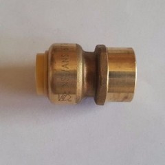 5 PIECES 1/2″ PUSH FIT X 1/2″ FEMALE ADAPTERS – LEAD FREE BRASS
