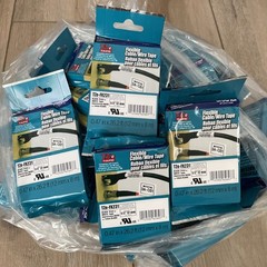 New sealed bundle of (107) Genuine Brother P-Touch TZe-Labels & Cable Wire Tapes