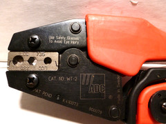 ADC WT-2 Press Master Ratcheting Crimp Tool For Coax Cable w/LCC 735 Die Sweden