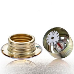 Concealed Pendent Fire Sprinkler Head DN15 R1/2 155°F 68°C K80 Cover Plate