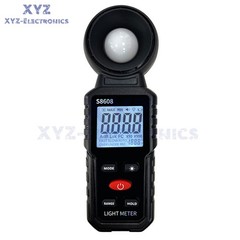 S8608 LCD Light Meter Digital Illuminance Meter Luxmeter Photometer 200000Lux