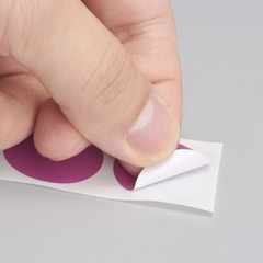 Purple Blank Sticker Labels 500 each per roll Great for Orders Crafts work & Fun