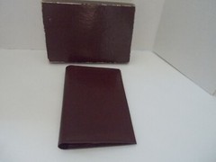VTG 1981 EDWARD HARVEY Brown Kidskin Leather Address Book