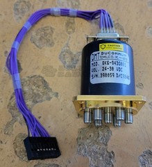 Ducommun QK6-943G001 SP6T Coaxial Switch DC to 40GHz 2.92mm(f) 24-30V