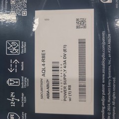 Securitron AQL4-R8E1 Power Supply 4/3A DV with Enclosure