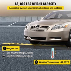 5pcs Rubber 2 Channel Cable Protector Ramp Cable Wire Cord Guard Ramp Speed Bump