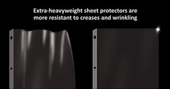 200 Count Diamond Clear Extra Heavyweight Sheet Protectors, 4 mils Strong,8.5…
