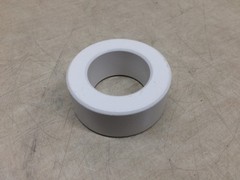 X1 Large Ferrite Bead White 1 3/8in Inside 2 1/2in Outside 1/2in Thick 1in Wide