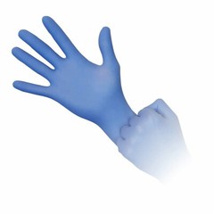 2000 Gloves/Box-Aurelia Transform Nitrile Exam Gloves, Powder Free, Blue, XL