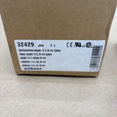 New Wöhner 32429.000 Busbar Adapter 16A 60mm 4 Pieces Set Fast Shipping Warranty