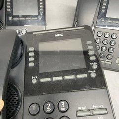 NEC DT900 ITK-8LCX-1 VoIP System Phones Lot Of 3 Black Thailand Wall Mountable