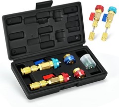 AC Schrader Valve Core Remover Tool Kit, R134a R1234YF R22 | AC Schrader Valv…