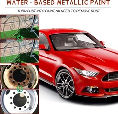 Rust Conversion Agent 300g, Multi-Functional Anti-Rust Paint, Water-Based Met…