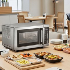 VEVOR Countertop Microwave Oven Commercial Microwave 0.9 cubic-ft 1000W Lock