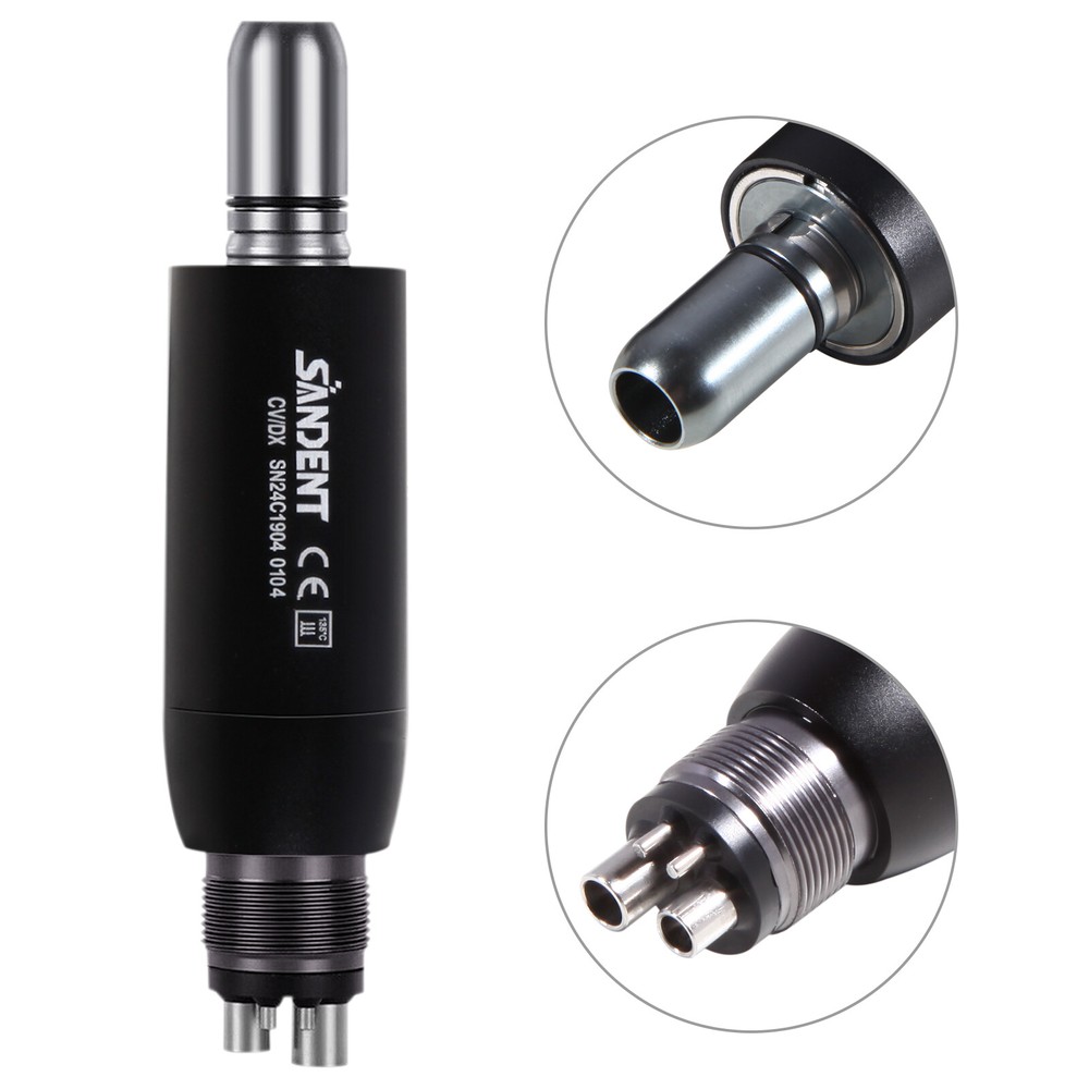 NSK Style Dental Hygiene Prophy Handpiece Air Motor 4 Hole Black ONLY SANDENT DL