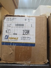 🔥NEW TOPAZ 3-1/2″ STRAIGHT SQUEEZE BX FLEX CONNECTOR 3.5″ MALLEABLE IRON 159M