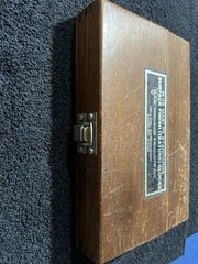 GAR M-15 MASTER STANDARDS SURFACE FINISH (TEXTURE) BLOCKS W Original Wooden Box