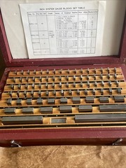 Gage block set 81 Pcs From .050-4.000