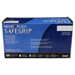 Microflex SG375XL-10 (X-Large) Disposable Latex Gloves Medical/Exam Grade, Case