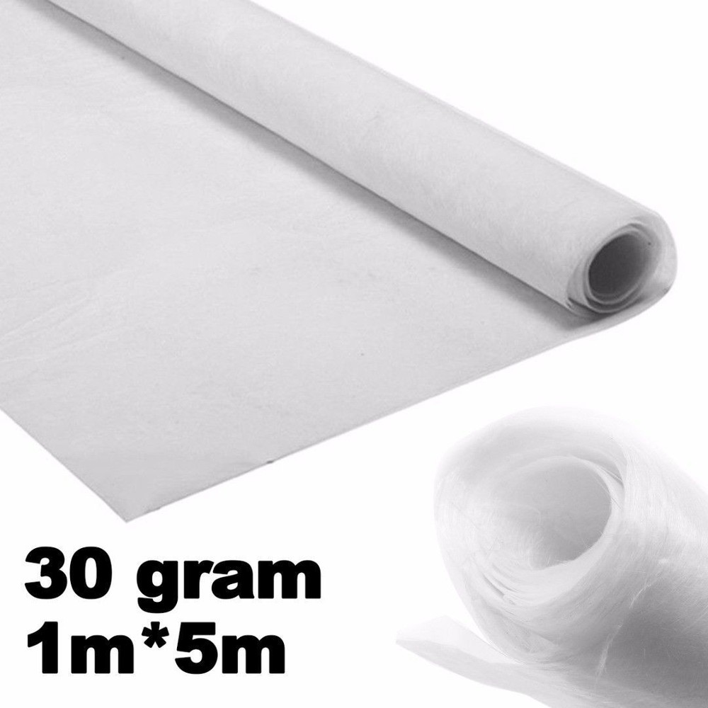 5mx1m 30gsm Fiber Glass Cloth (Ultra Thin) Woven Fiberglass Sheet