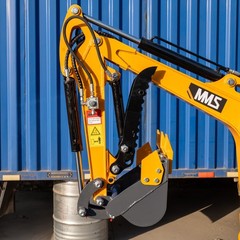 MMS Mini Excavator 13.5hp 1.4Ton Gas B&S EPA Engine With Swing Boom