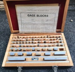 81 PCS Rectangular Gage Block Set Missing 2.