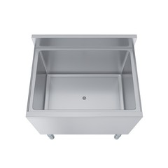 19 in. x 24 in. Stainless Steel Ice Bin With 7-circuit Cast Aluminum Cold Plate