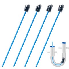 4 PCS Condensate Flexible Drain Brush, 15.7 in Nylon and PVC Drain Line Clean…