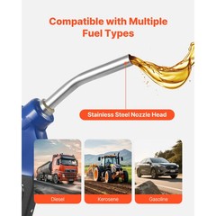 Uimoso 3/4 in Barb DEF Nozzle with Auto Shut-Off and 3/4 in Spout