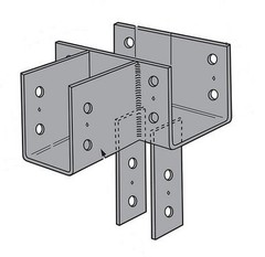 Simpson Strong-Tie 3-1/8″ BEAM, 6X POST CC T-SHAPE CCT3 1/4-6