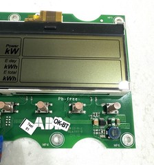 ABB ZGN.V1308.1 3M99-99-0 PCB CARD WITH DISPLAY ZFD.00009 W716*C1 VCA.V0L11.3 09
