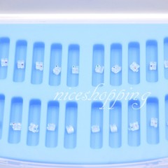 1 Kit Dental Monocrystalline Sapphire Ceramic Bracket Mini Roth.018 345-Hook