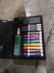 EXPO 12 Piece Kit Dry Erase System Low Odor Art Supplies For White Board