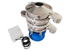 2 Layers Vibrating Screen 15.7in Vibrating Sieve Screen Shaker with Sealing Ring