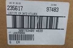 Loctite 235617 6 Pk 1 Lb Container Size Gray Steel Liquid
