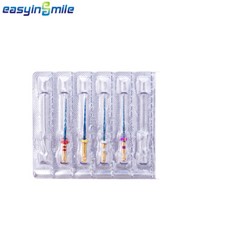 4pcEasyinsmile Endo Rotary Files Dental Root Canal NITI Files X-TWO S Cross 25MM
