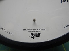 6″ Marshalltown Pressure Gauge 0-200,000 kPa 0-30,000 PSI Bottom 1/2″ NPT 91995