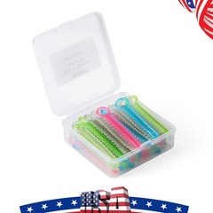 1040pcs/box Dental Orthodontic Ligature Ties Elastic Rubber Bands Dark Light