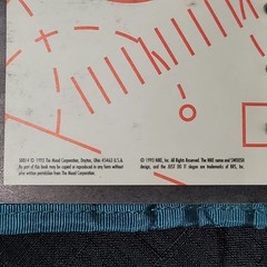 VINTAGE NIKE MEAD MINI BINDER STUDENT PLANNER DARK BLUE/ TURQUOISE NYLON 1994