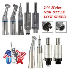NSK Style Dental Low Slow Speed Handpiece Straight/Contra Angle/ Air Motor 2/4H