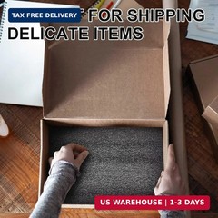 Frienda 6 Pcs 12″ x 8″ x 0.5″ Polyethylene Foam Sheet Thick Black Packing Foam P