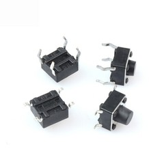6x6x4.3 – 15mm Tactile Push Button SPST Miniature/Small/Micro PCB Switch 4 Pin