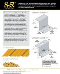 S-5! S-5-VB-47 VersaBracket Mounting Bracket