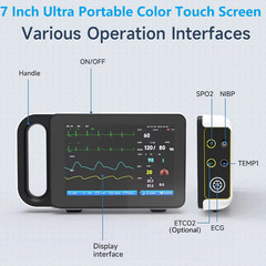 slim portable for medical use，E7 Monitor: multi-paramet monitoring, smart alarm